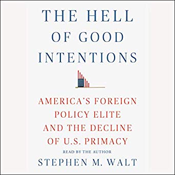 In Studio: The Hell of Good Intentions by Stephen Walt recorded at our studios